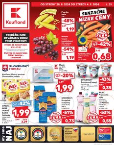 Propagačné noviny Kaufland, platné od 28.08.2024 do 04.09.2024.