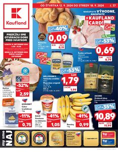 Propagačné noviny Kaufland, platné od 12.09.2024 do 18.09.2024.