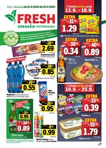 Propagačné noviny FRESH, platné od 12.09.2024 do 25.09.2024.