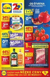 Propagačné noviny LIDL, platné od 26.09.2024 do 29.09.2024.