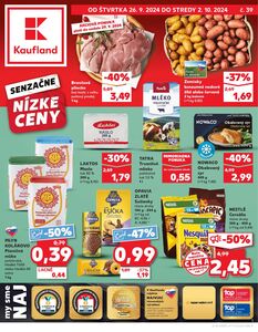 Propagačné noviny Kaufland, platné od 26.09.2024 do 02.10.2024.