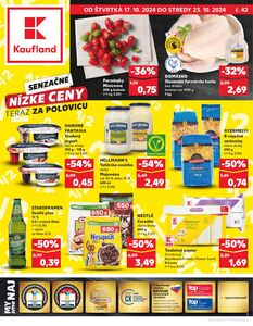 Propagačné noviny Kaufland, platné od 17.10.2024 do 23.10.2024.