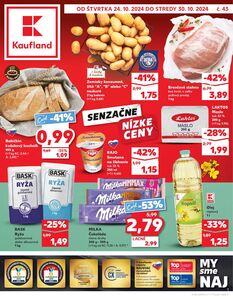 Propagačné noviny Kaufland, platné od 2024-10-24 do 2024-10-30.