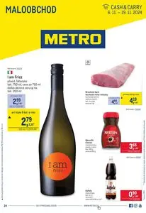 Propagačné noviny METRO, platné od 2024-11-06 do 2024-11-19.