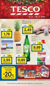 Propagačné noviny TESCO, platné od 2024-11-13 do 2024-11-19.