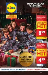 Propagačné noviny LIDL, platné od 2024-11-18 do 2024-11-24.