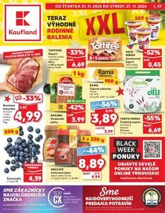 Propagačné noviny Kaufland, platné od 2024-11-21 do 2024-11-27.