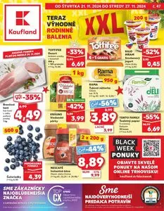 Propagačné noviny Kaufland, platné od 2024-11-21 do 2024-11-27.