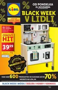 Propagačné noviny LIDL, platné od 2024-11-25 do 2024-12-01.