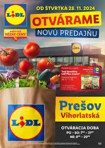 Propagačné noviny LIDL, platné od 2024-11-28 do 2024-12-01.