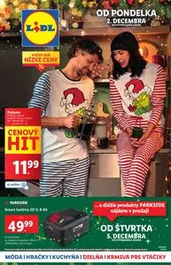 Propagačné noviny LIDL, platné od 2024-12-02 do 2024-12-08.