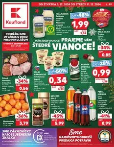 Propagačné noviny Kaufland, platné od 2024-12-05 do 2024-12-11.