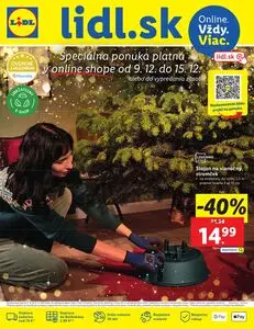 Propagačné noviny LIDL, platné od 2024-12-09 do 2024-12-15.