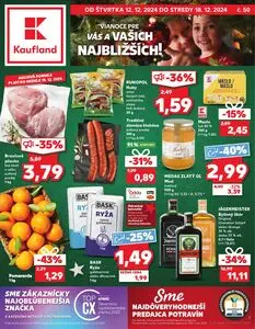 Propagačné noviny Kaufland, platné od 2024-12-12 do 2024-12-18.