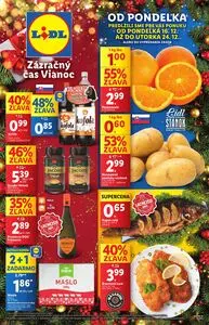 Propagačné noviny LIDL, platné od 2024-12-16 do 2024-12-22.