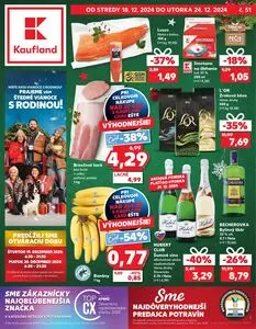 Propagačné noviny Kaufland, platné od 2024-12-18 do 2024-12-24.