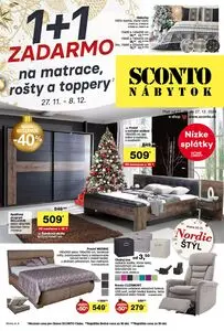 Propagačné noviny SCONTO, platné od 2024-11-27 do 2024-12-27.