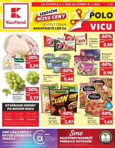 Propagačné noviny Kaufland, platné od 2025-01-02 do 2025-01-08.