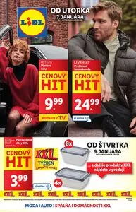 Propagačné noviny LIDL, platné od 2025-01-07 do 2025-01-12.