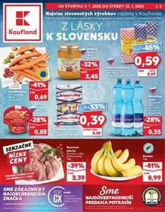 Propagačné noviny Kaufland, platné od 2025-01-09 do 2025-01-15.