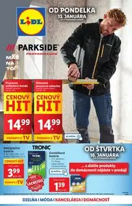 Propagačné noviny LIDL, platné od 2025-01-13 do 2025-01-19.