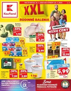 Propagačné noviny Kaufland, platné od 2025-01-16 do 2025-01-22.