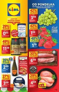 Propagačné noviny LIDL, platné od 2025-01-20 do 2025-01-26.