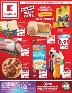 Propagačné noviny Kaufland, platné od 2025-01-23 do 2025-01-29.