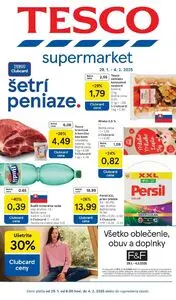 Propagačné noviny TESCO, platné od 2025-01-29 do 2025-02-04.