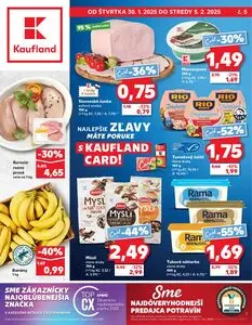 Propagačné noviny Kaufland, platné od 2025-01-30 do 2025-02-05.