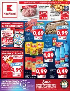 Propagačné noviny Kaufland, platné od 2025-02-06 do 2025-02-12.