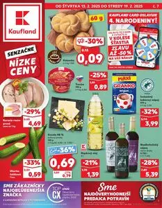 Propagačné noviny Kaufland, platné od 2025-02-13 do 2025-02-19.