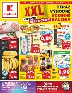 Propagačné noviny Kaufland, platné od 2025-02-20 do 2025-02-26.