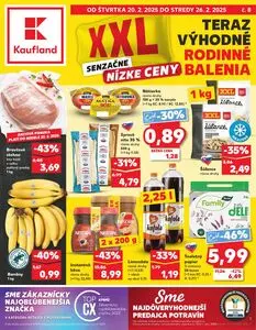 Propagačné noviny Kaufland, platné od 2025-02-20 do 2025-02-26.