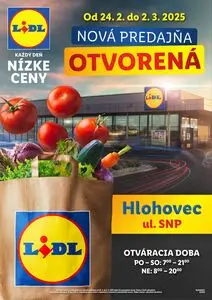 Propagačné noviny LIDL, platné od 2025-02-24 do 2025-03-02.