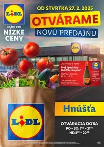 Propagačné noviny LIDL, platné od 2025-02-27 do 2025-03-02.