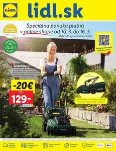 Propagačné noviny LIDL, platné od 2025-03-10 do 2025-03-16.