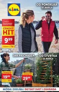 Propagačné noviny LIDL, platné od 2025-03-10 do 2025-03-16.