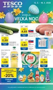 Propagačné noviny TESCO, platné od 2025-03-12 do 2025-03-18.