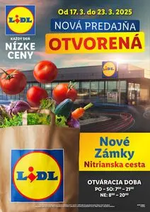 Propagačné noviny LIDL, platné od 2025-03-17 do 2025-03-23.