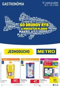 Propagačné noviny METRO, platné od 2025-02-26 do 2025-03-25.