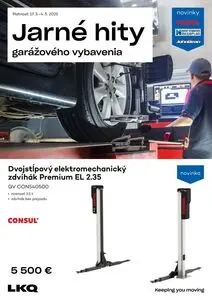 Propagačné noviny AUTO KELLY, platné od 2025-03-17 do 2025-05-04.