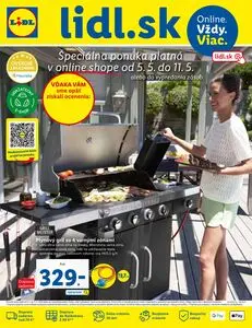 Propagačné noviny LIDL, platné od 2025-05-05 do 2025-05-11.