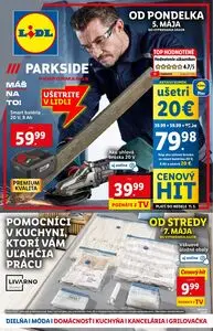 Propagačné noviny LIDL, platné od 2025-05-05 do 2025-05-11.