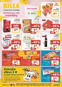 Propagačné noviny BILLA, platné od 2025-05-05 do 2025-05-13.