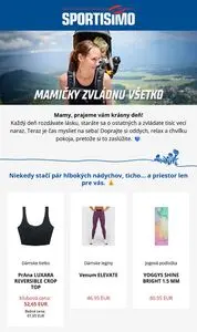 Propagačné noviny SPORTISIMO, platné od 2025-05-09 do 2025-05-15.