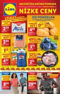 Propagačné noviny LIDL, platné od 2025-05-12 do 2025-05-18.