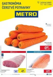 Propagačné noviny METRO, platné od 2025-05-07 do 2025-05-20.
