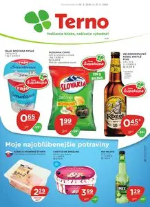Propagačné noviny Terno, platné od 2025-05-15 do 2025-05-21.