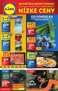 Propagačné noviny LIDL, platné od 2025-05-19 do 2025-05-25.